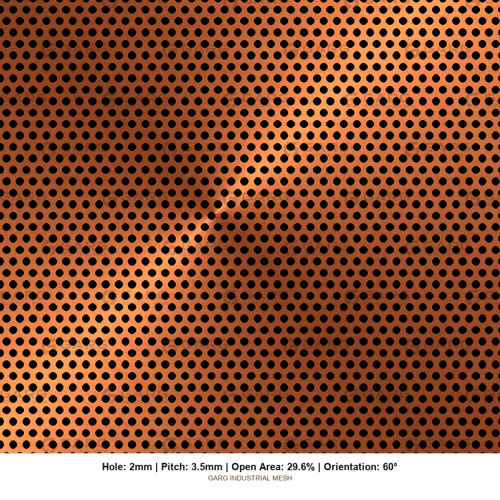 Perforated Sheet — Copper